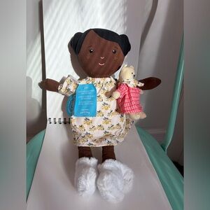 NWT Manhattan Toy Playdate Friends Harper Plush Washable Fabric Doll 14”